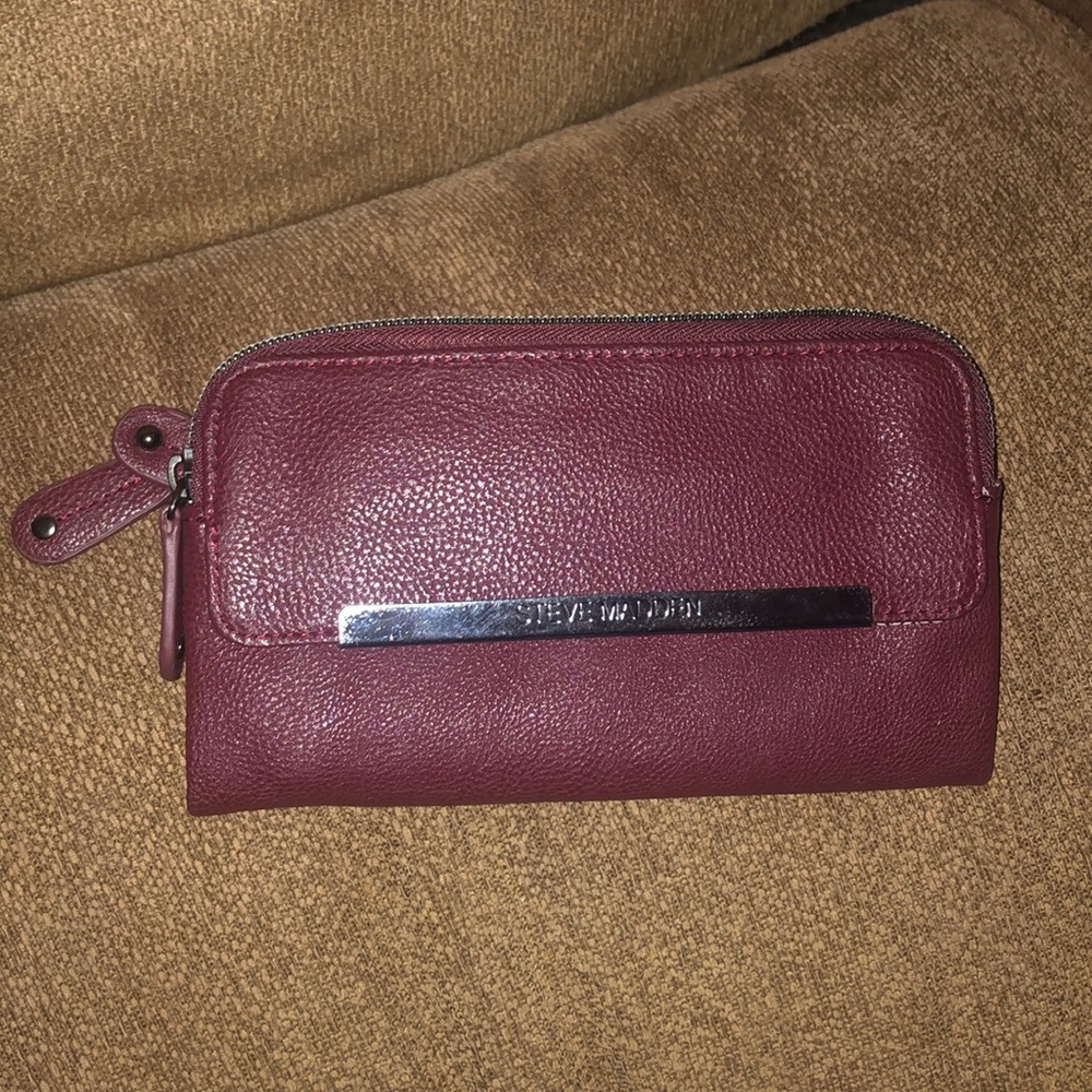 Burgundy wallet